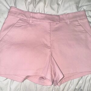 Express High Waist Pink Tailored Shorts